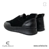 CarlaRicci 055.168 fekete slipon cipő 