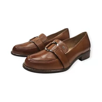 Edeo 3413 barna loafer utcai cipő