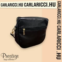 Prestige fekete keresztpántos táska