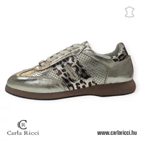 Carla Ricci arany-ocelot  sportcipő
