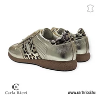 Carla Ricci arany-ocelot  sportcipő