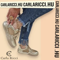 Carla Ricci arany sportcipő