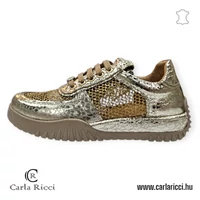Carla Ricci arany sportcipő