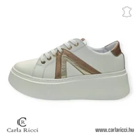 Carla Ricci 20707 fehér-arany sportcipő