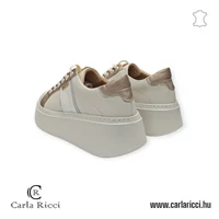Carla Ricci 20082 bézs arany sportcipő