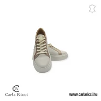 Carla Ricci 20082 bézs arany sportcipő