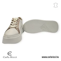 Carla Ricci 20082 bézs arany sportcipő