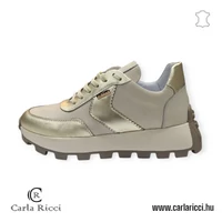 Carla Ricci bézs-arany sportcipő 36 méret