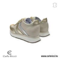 Carla Ricci bézs-arany-ezüst sportcipő 36 méret