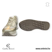 Carla Ricci bézs-arany-ezüst sportcipő 36 méret