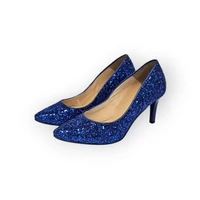 Carla Ricci 606 Kék Glitter cipő 