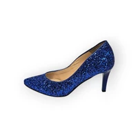 Carla Ricci 606 Kék Glitter cipő 