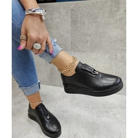 Carla Ricci G511 fekete slipon 