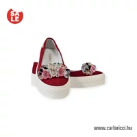 Carla Ricci 787-730 piros slipon