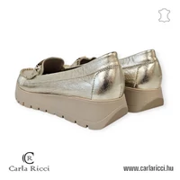 Carla Ricci 10141 arany mokaszin