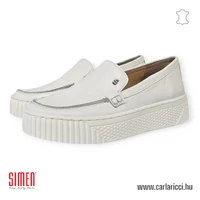 Simen 6843A fehér slipon