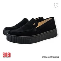 Simen 6843A fekete slipon
