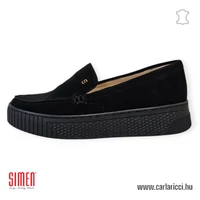 Simen 6843A fekete slipon