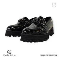 Carla Ricci 991-427 fekete lakk slipon
