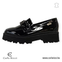 Carla Ricci 991-427 fekete lakk slipon