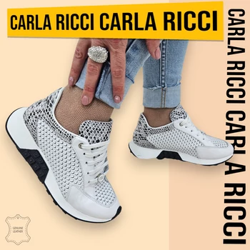 Carla Ricci P110-2025 fehér sportcipő