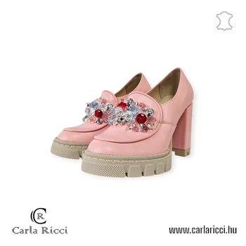 Carla Ricci 1641 rőzsaszín cipő