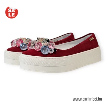 Carla Ricci 787-730 piros slipon