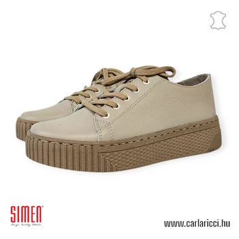 Simen 6866A bézs sportcipő