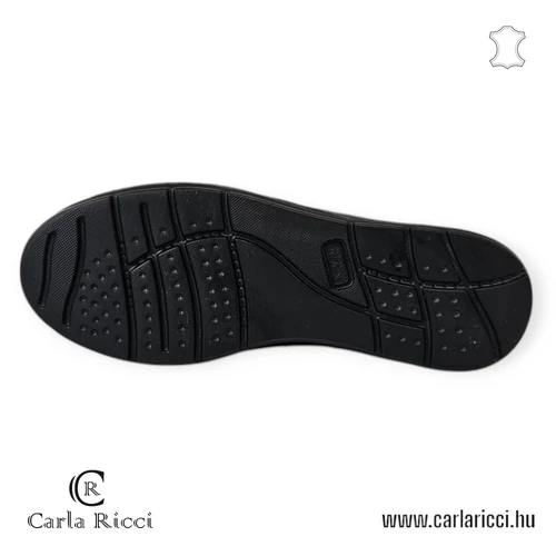 CarlaRicci 055.168 fekete slipon cipő 