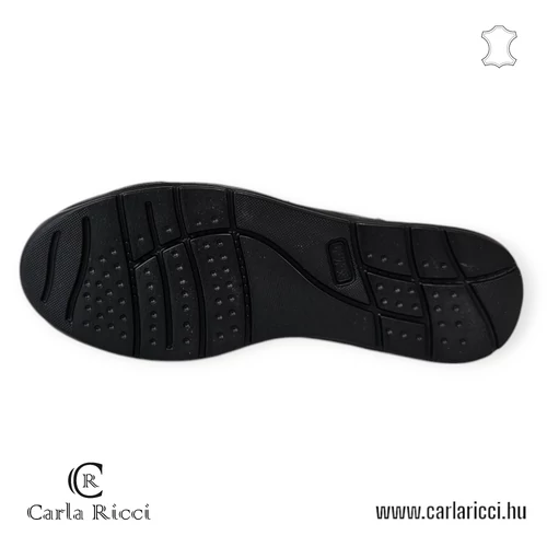 CarlaRicci 055.168 fekete krokko slipon cipő 