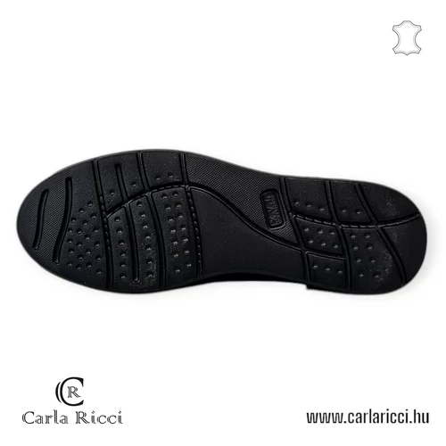 CarlaRicci 055.55 fekete krokko slipon cipő 