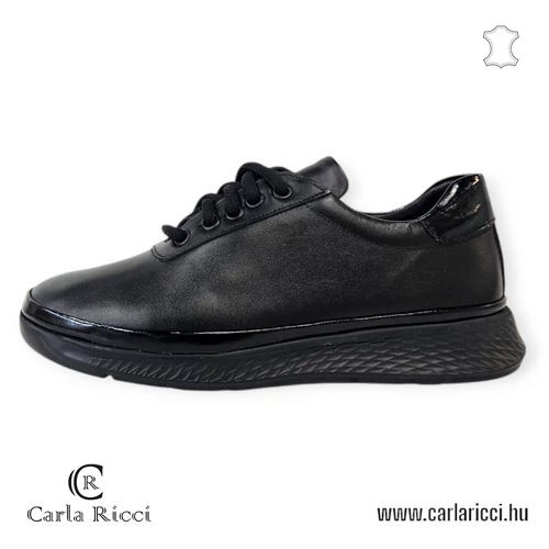 CarlaRicci 055-100 fekete cipő 