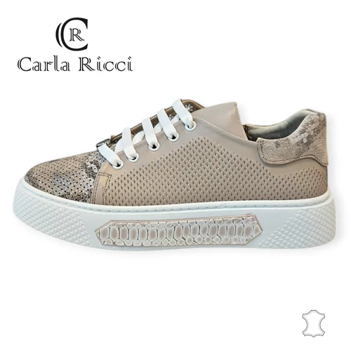 Carla Ricci 540-7000 bézs sportcipő