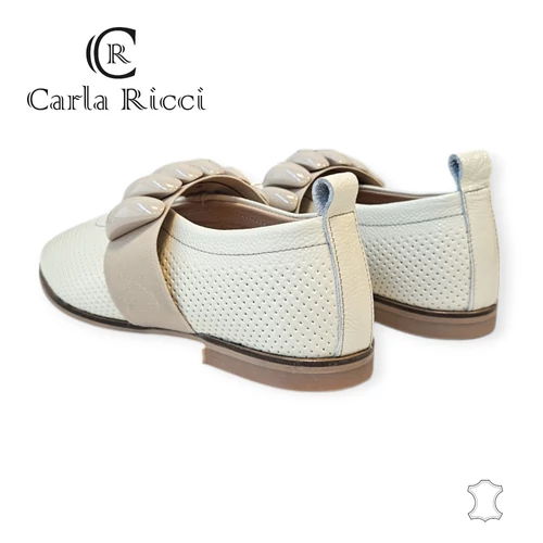 Carla Ricci 728-830 bézs balerina cipő 