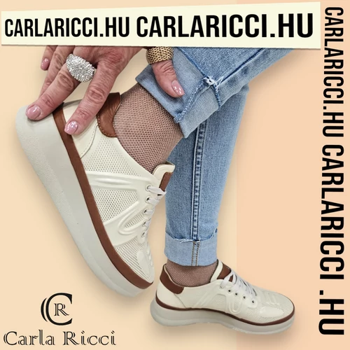 Carla Ricci bézs-csau sportcipő
