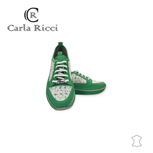 Carla Ricci Zöld sportcipő