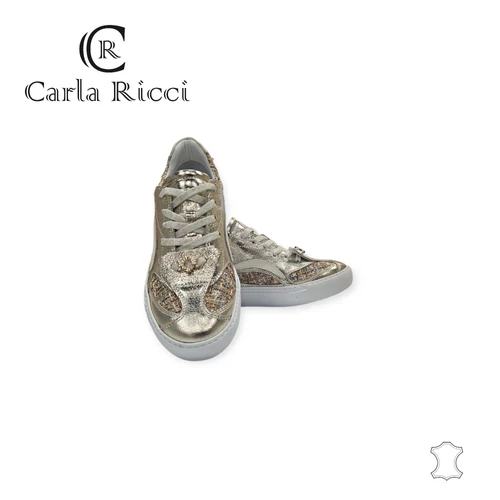 Carla Ricci arany sportcipő