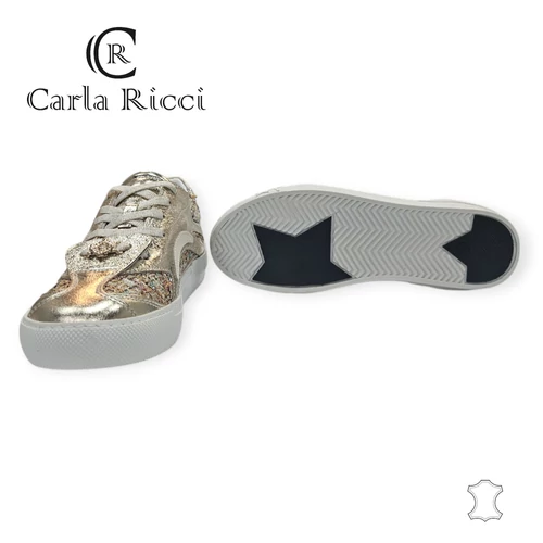 Carla Ricci arany sportcipő