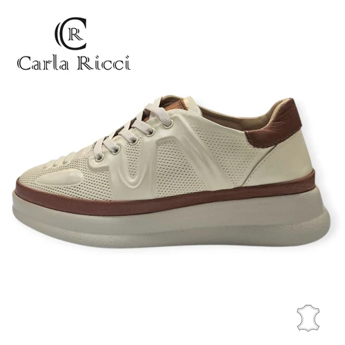 Carla Ricci bézs-csau sportcipő