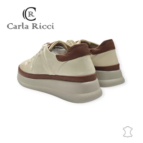 Carla Ricci bézs-csau sportcipő