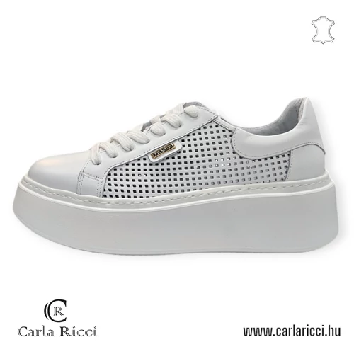 Carla Ricci 777 fehér sportcipő