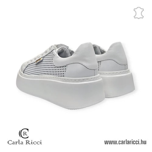 Carla Ricci 777 fehér sportcipő