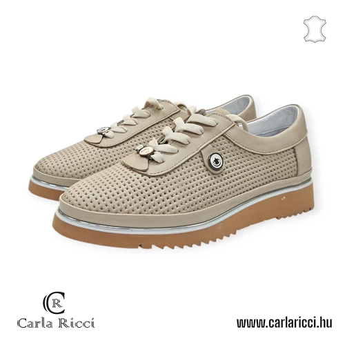 Carla Ricci 100.1062 bézs cipő M38