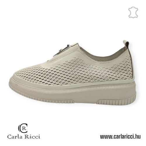 Carla Ricci bézs slipon M37