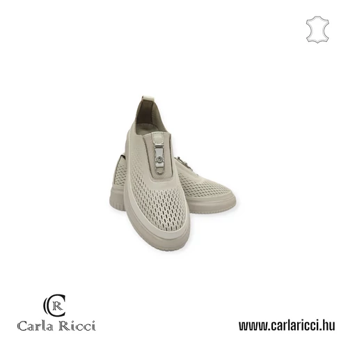 Carla Ricci bézs slipon M37