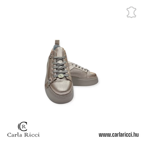Carla Ricci arany sportcipő