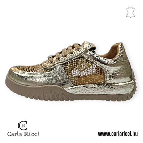 Carla Ricci arany sportcipő