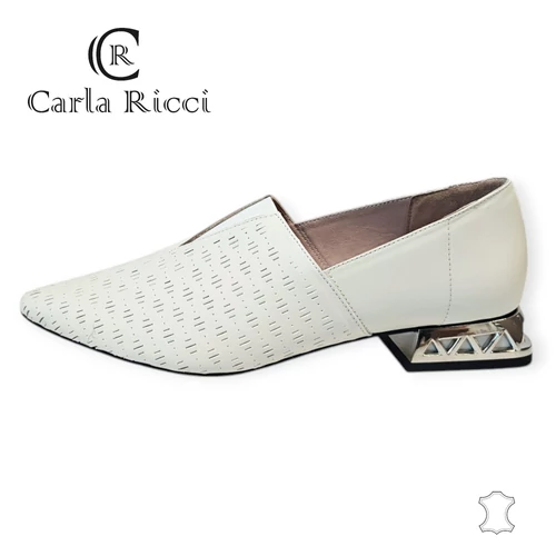 Carla Ricci 743-211 bézs balerina cipő 
