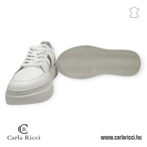 Carla Ricci fehér, ezüst, arany sportcipő 36 méret