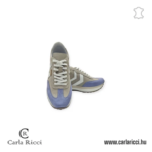 Carla Ricci bézs-fehér-kék sportcipő 36 méret